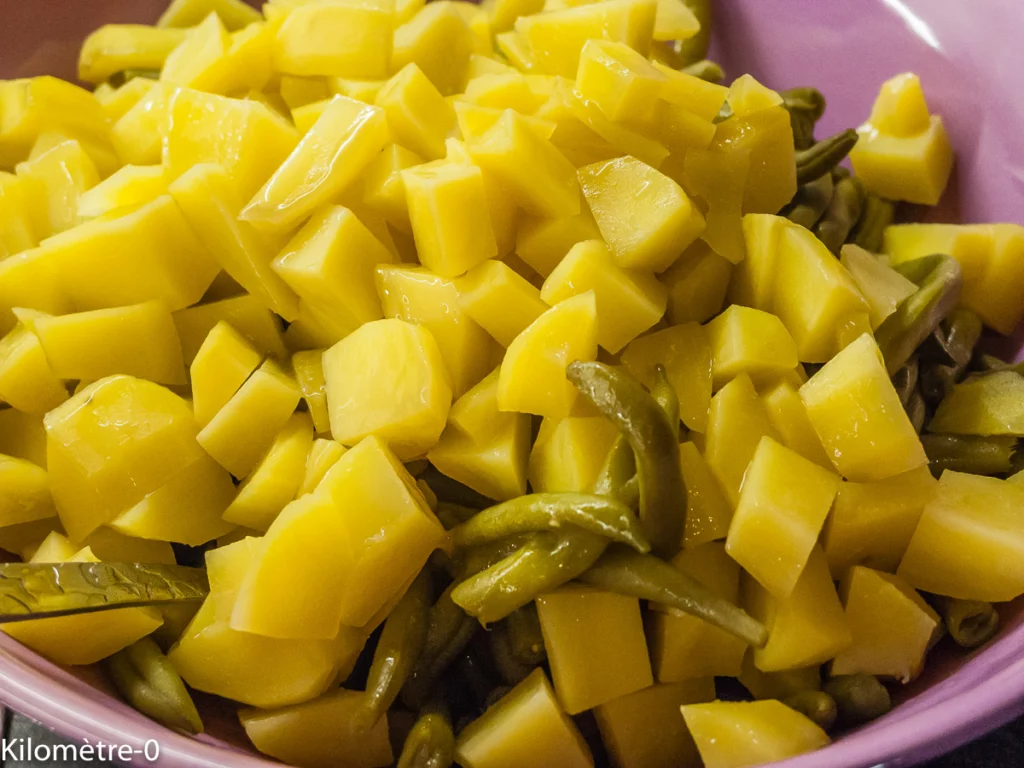 Salade estivale de pommes de terre et haricots verts - Étape 5