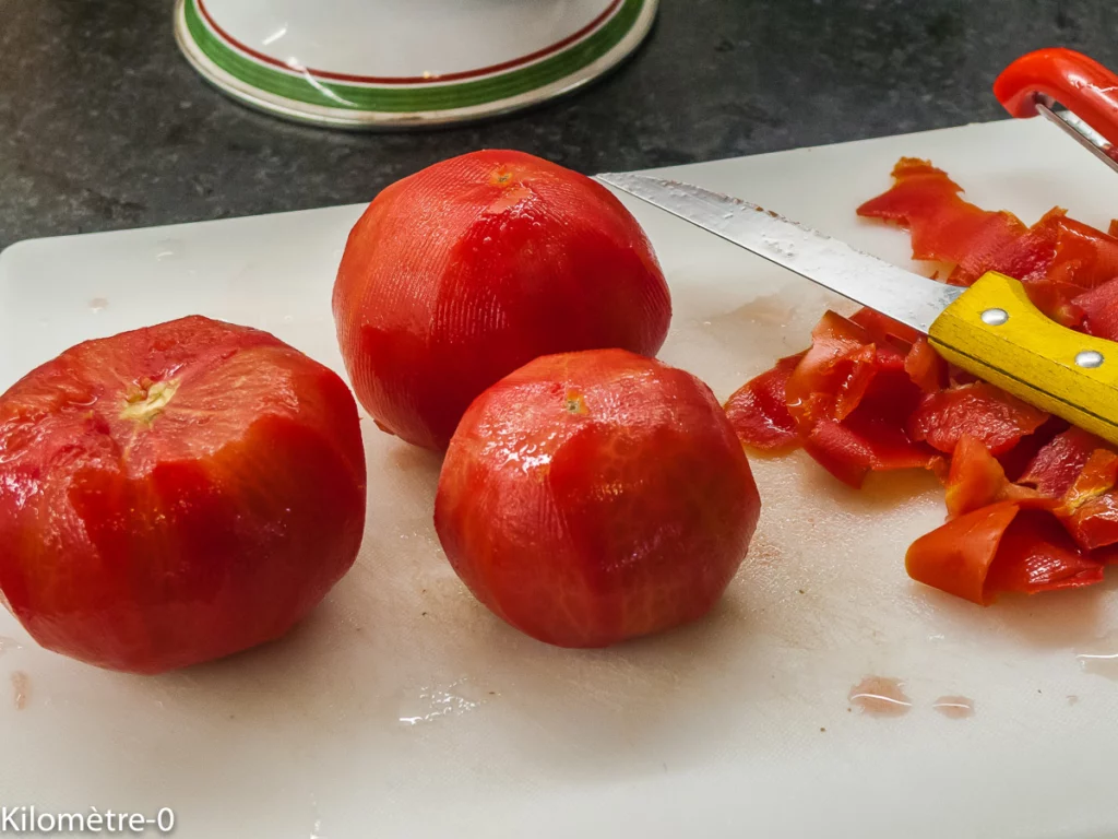 Burger végétarien tomates, roquette et fêta - Étape 1