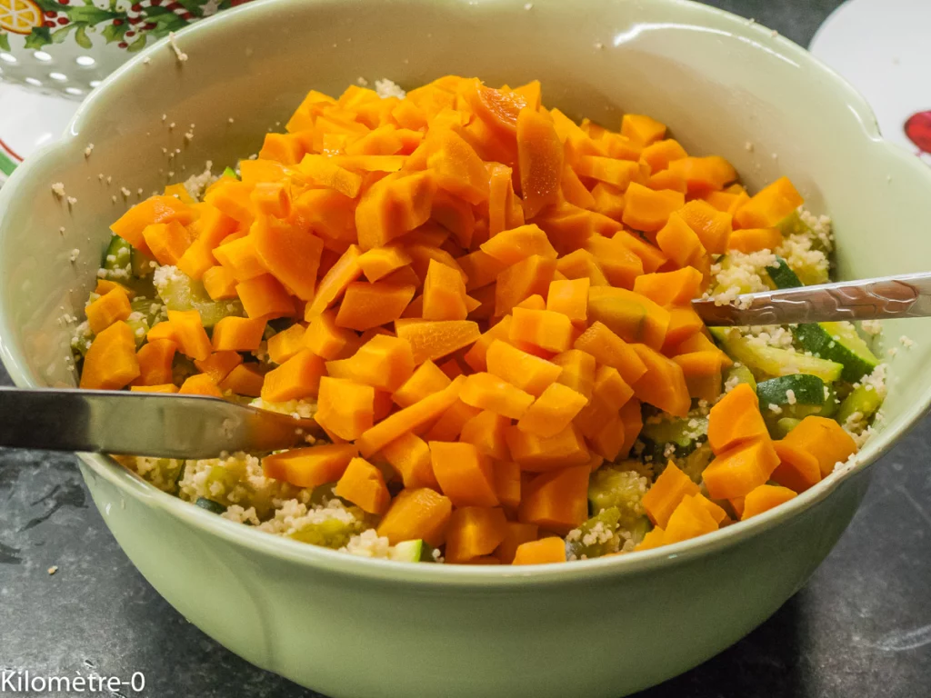 Salade de semoule aux légumes d&rsquo;été - Étape 8