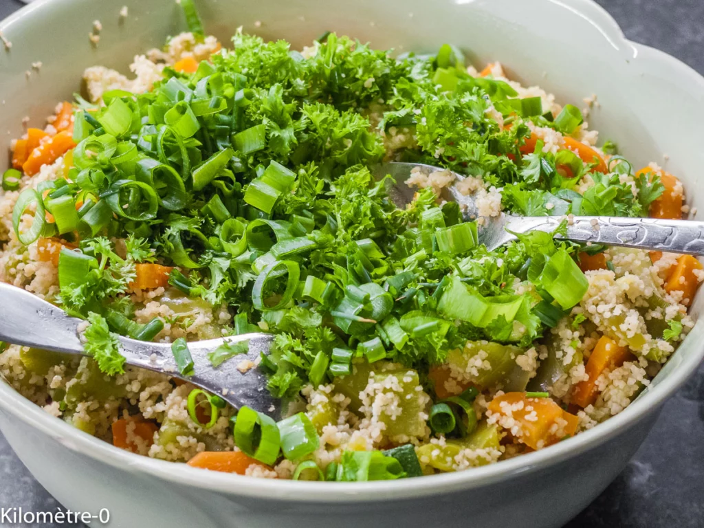 Salade de semoule aux légumes d&rsquo;été - Étape 9