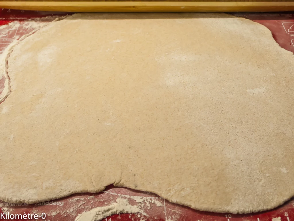 Pizza façon tarte aux courgettes - Étape 7