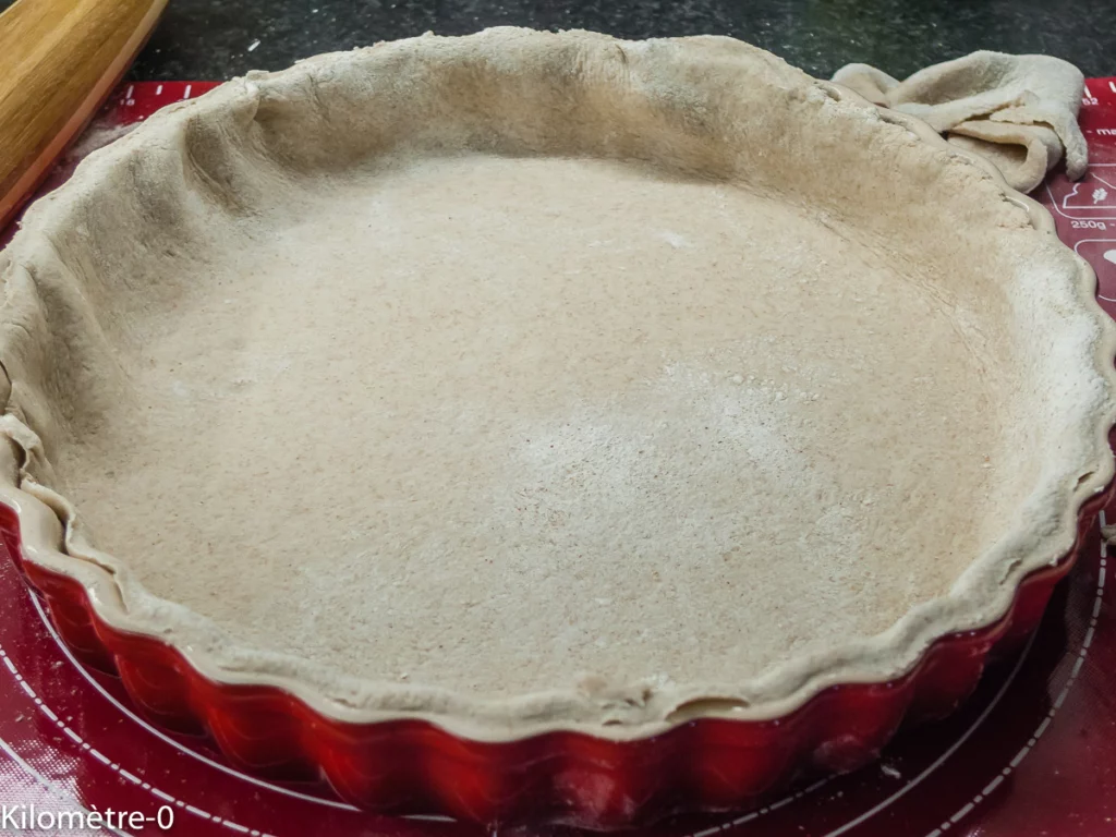 Pizza façon tarte aux courgettes - Étape 8