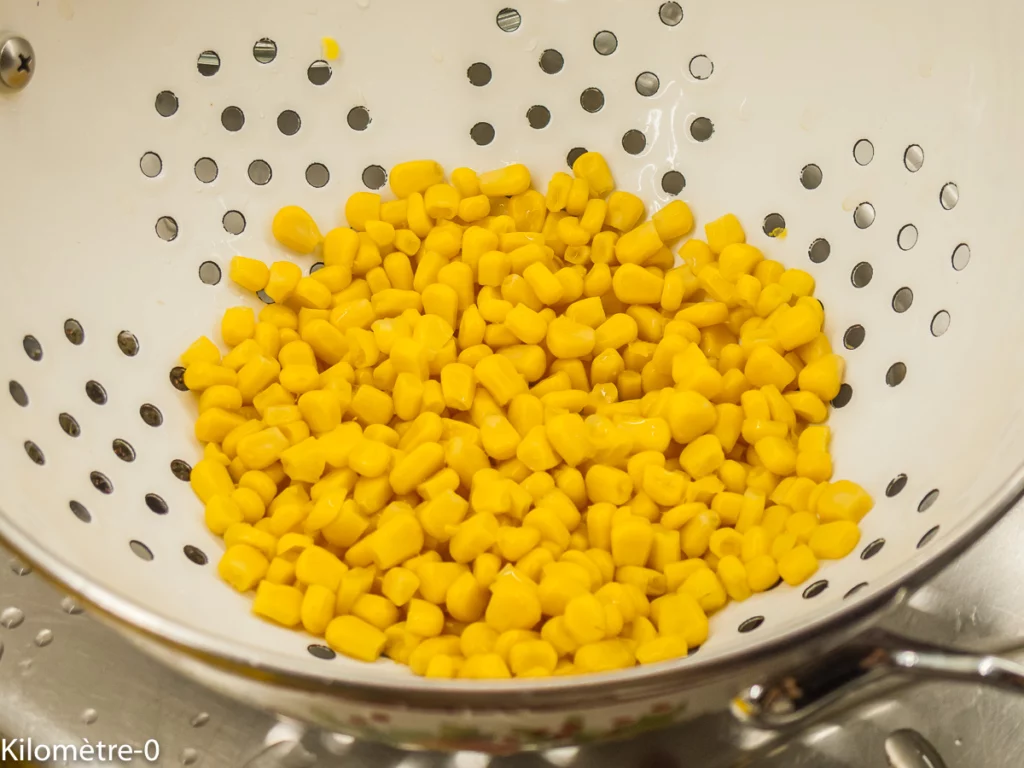 Cake salé aux courgettes, maïs et emmental - Étape 2