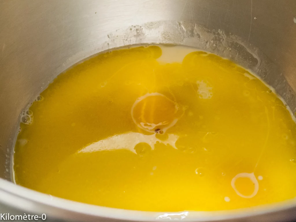 Gâteau du matin poires cranberries - Étape 1