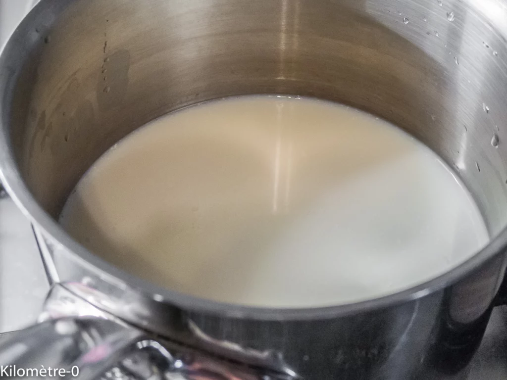 Gâteau lorrain à la rhubarbe - Étape 2