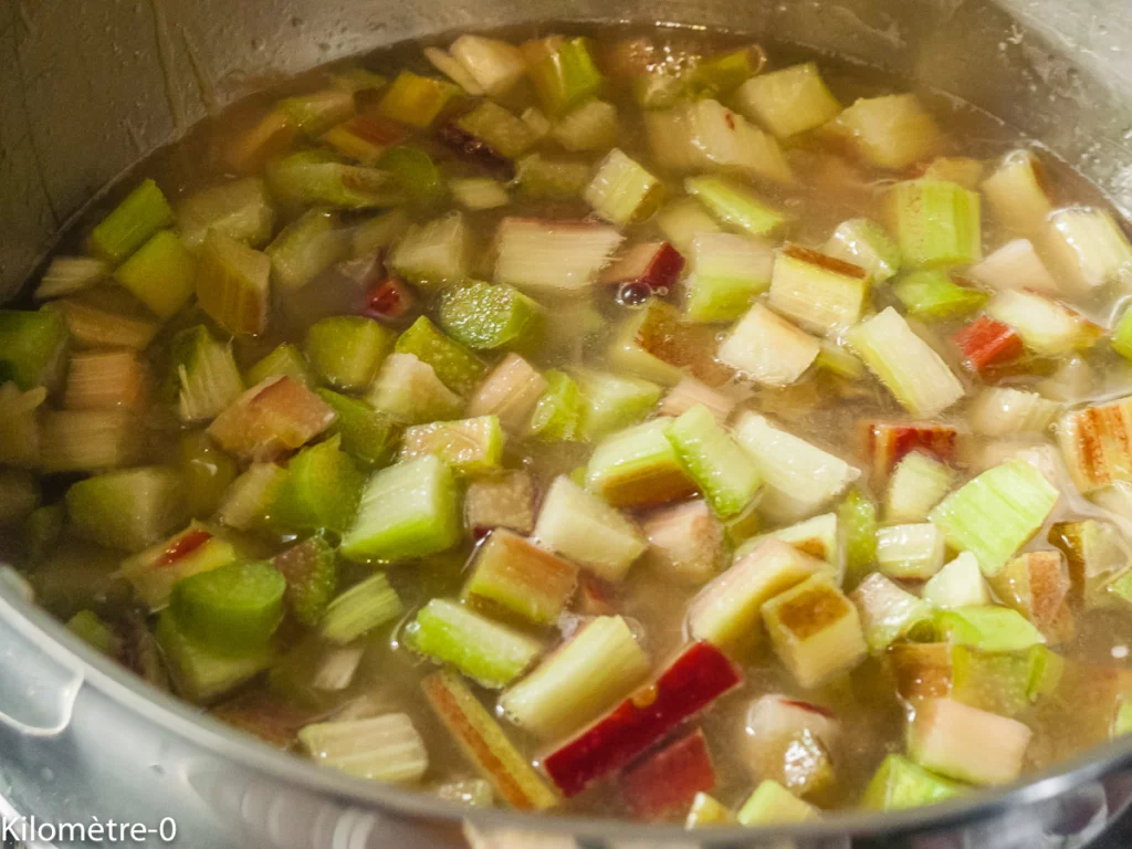 Gâteaux à l&rsquo;avoine fourrés à la rhubarbe (Irlande) - Étape 2