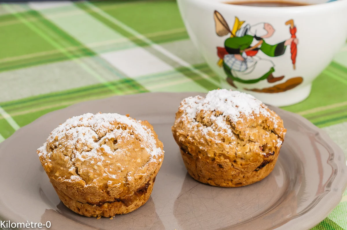 Photo de recette de gâteau, irlandais, avoine, flocons d'avoine, facile, bio, rhubarbe, facile, Kilomètre-0, blog de cuisine réalisée à partir de produits de saison et issus de circuits courts