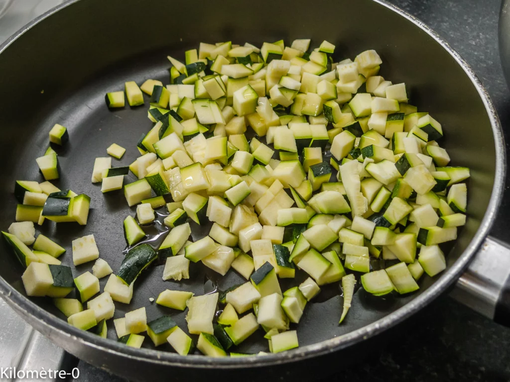 Salade de courgettes aux saint jacques - Étape 2