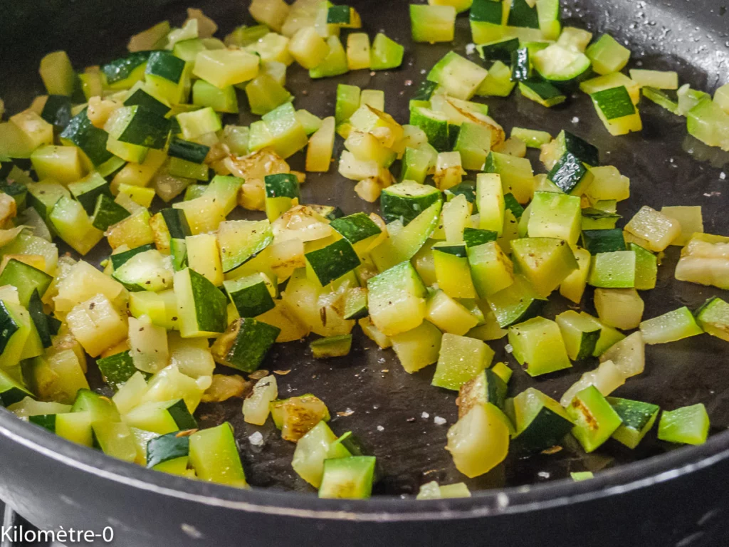 Salade de courgettes aux saint jacques - Étape 3