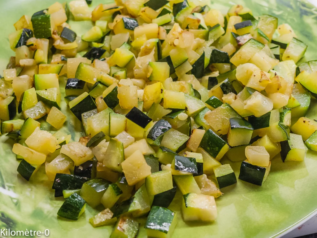 Salade de courgettes aux saint jacques - Étape 4