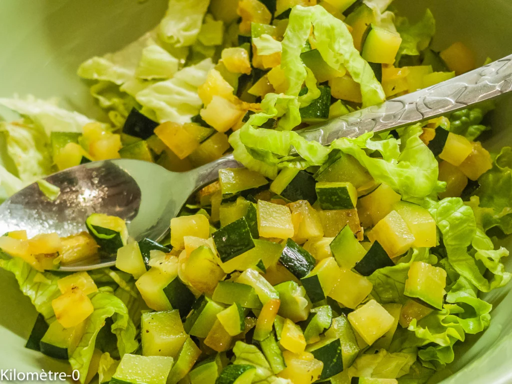 Salade de courgettes aux saint jacques - Étape 7