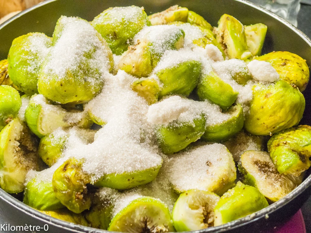 Yaourts, compotée de figues - Étape 1