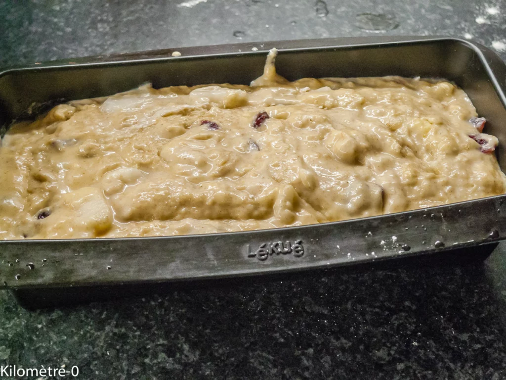 Gâteau du matin poires cranberries - Étape 5