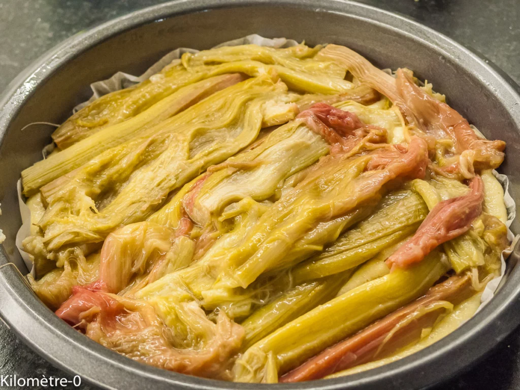 Gâteau lorrain à la rhubarbe - Étape 11