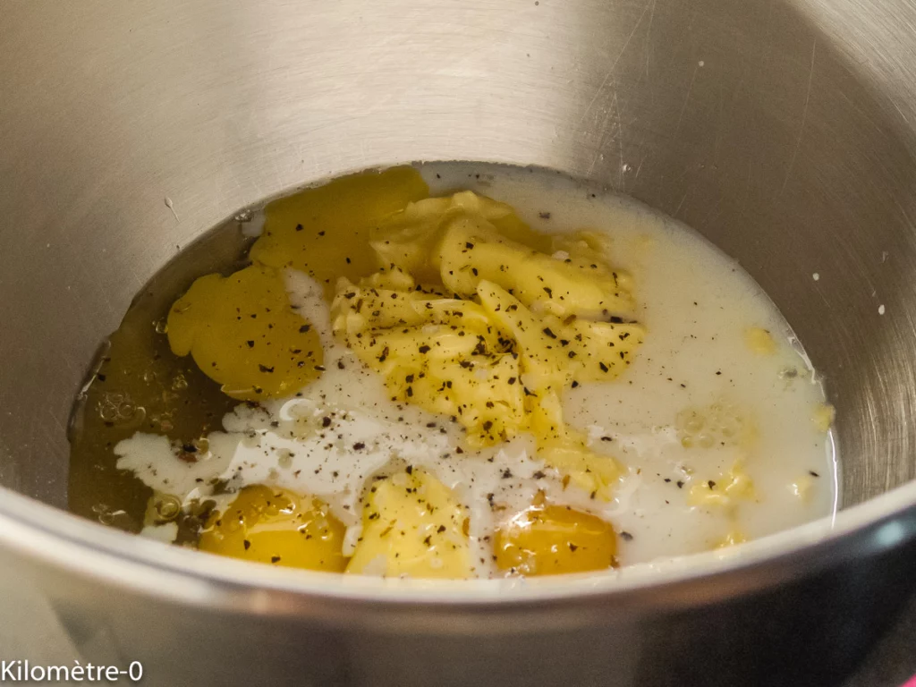 Cake salé chorizo, emmental - Étape 5