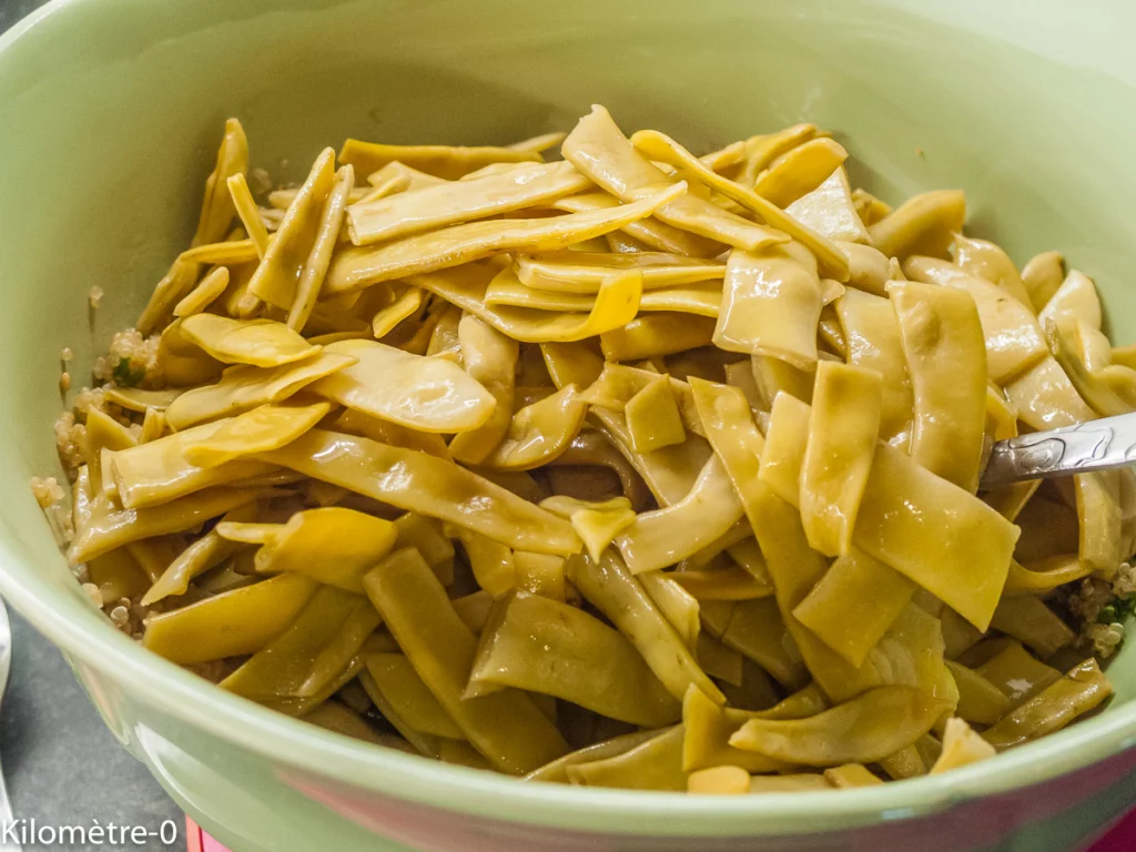 Salade de quinoa aux haricots - Étape 1