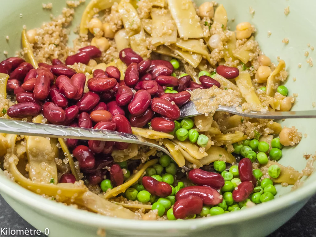 Salade de quinoa aux haricots - Étape 5