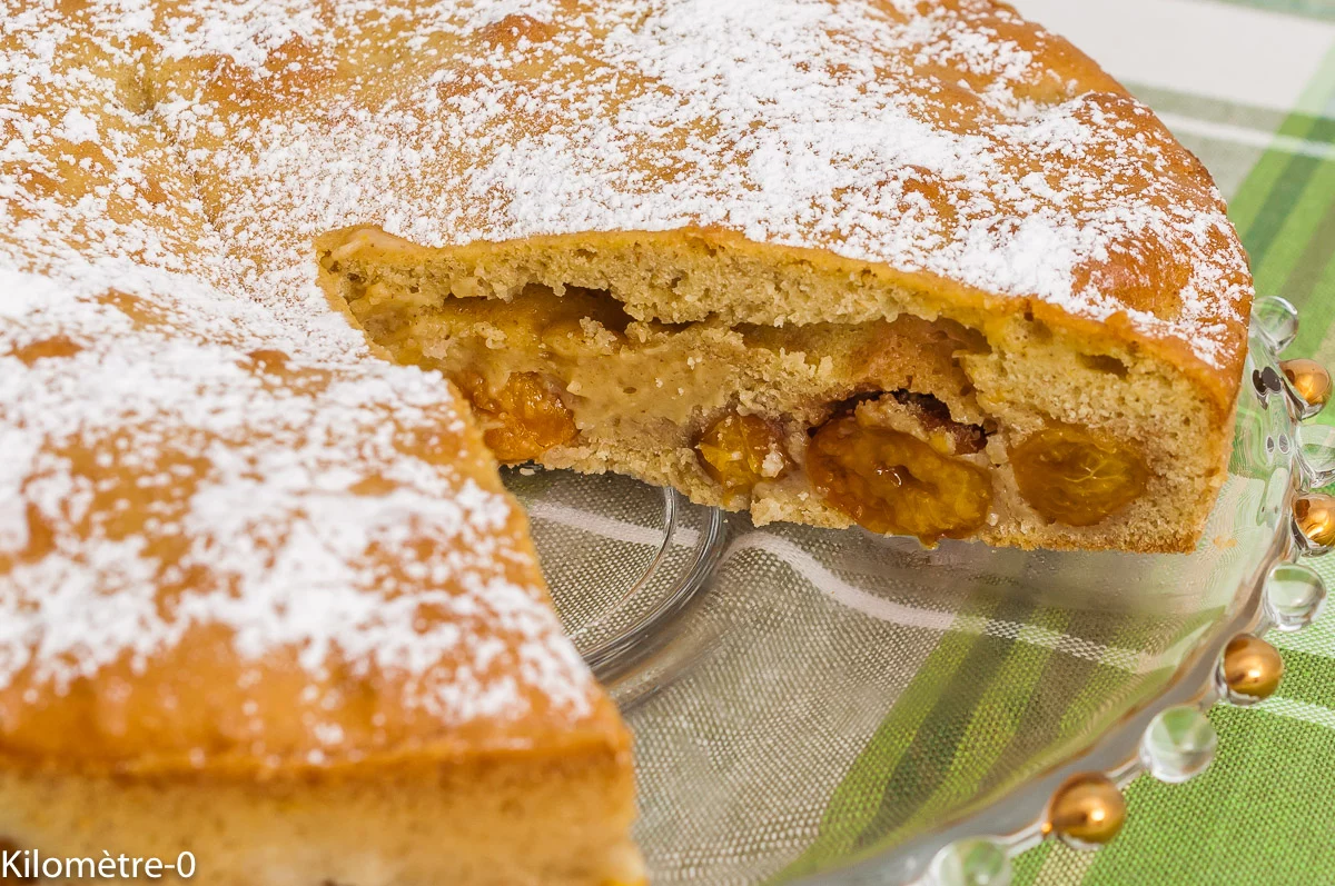 Photo de recette de dessert, gâteau, lorrain, lorraine, traditionnelle, régionale, mirabelles, prunes, été, facile, rapide, bio de Kilomètre-0, blog de cuisine réalisée à partir de produits de saison et issus de circuits courts