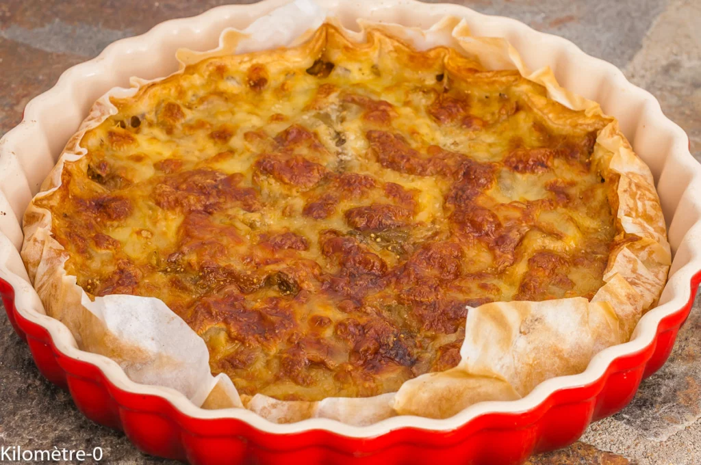 Tarte figues mozzarella - Étape 2