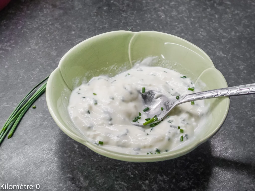 Aubergines farcies aux petits pois, sarrasin et yaourt - Étape 6