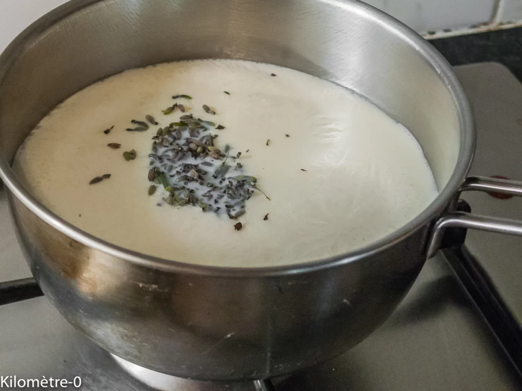 Panna cotta à la lavande - Étape 3