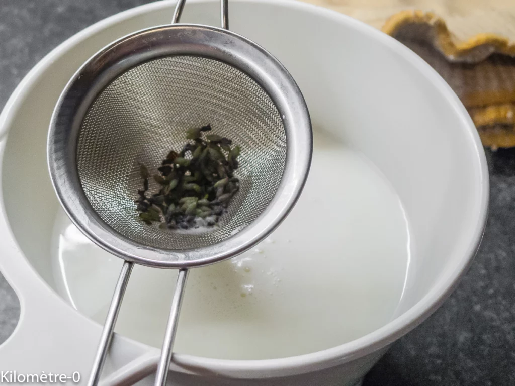 Panna cotta à la lavande - Étape 5