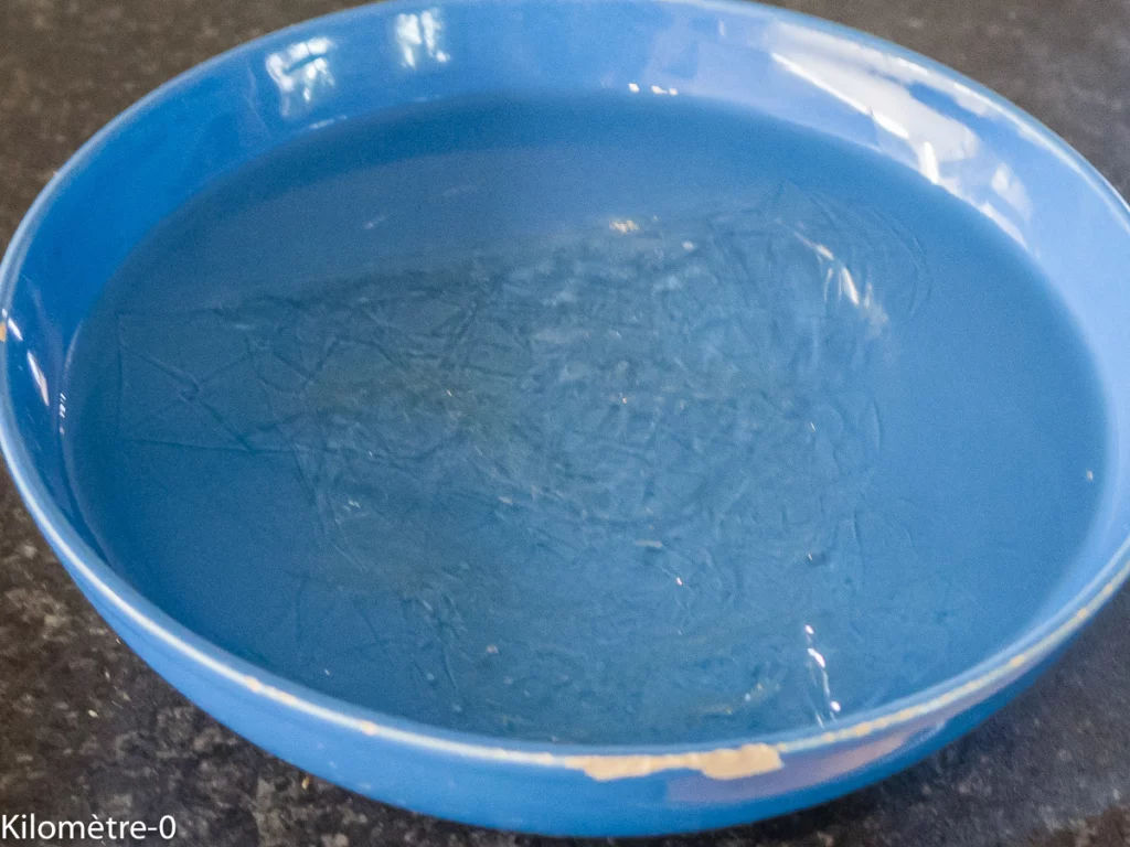 Panna cotta aux nectarines - Étape 1