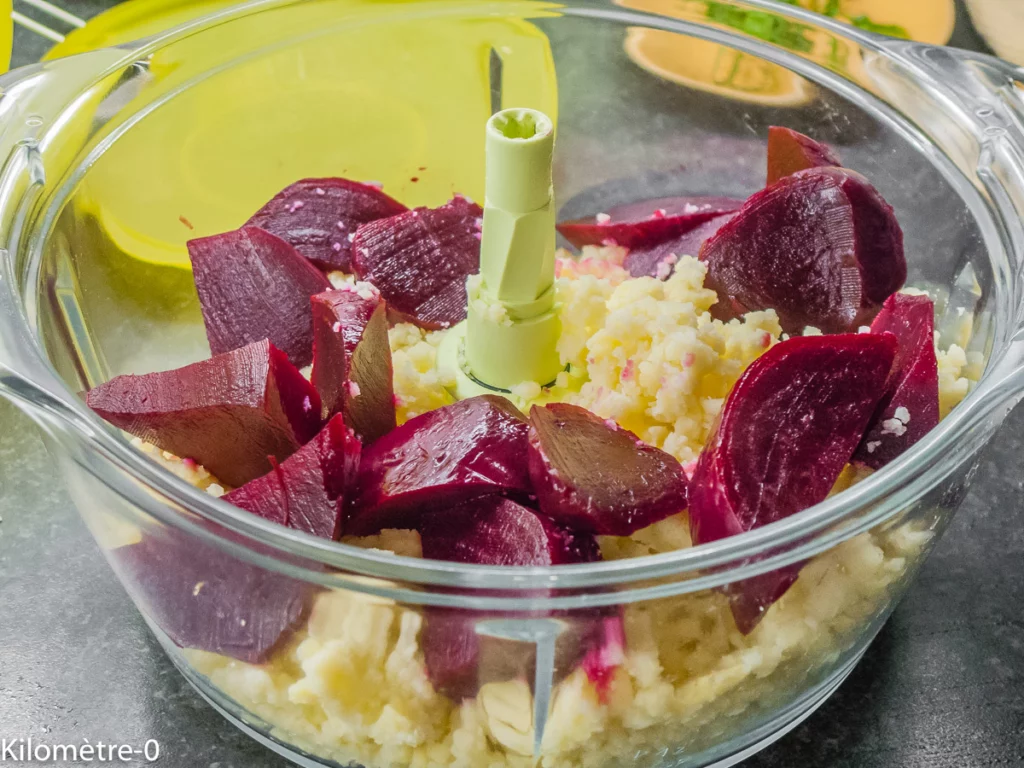Sformato de pommes de terre et betterave - Étape 2