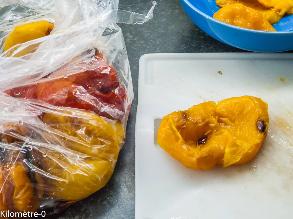 Salade de quinoa, haricots verts et poivrons - Étape 1