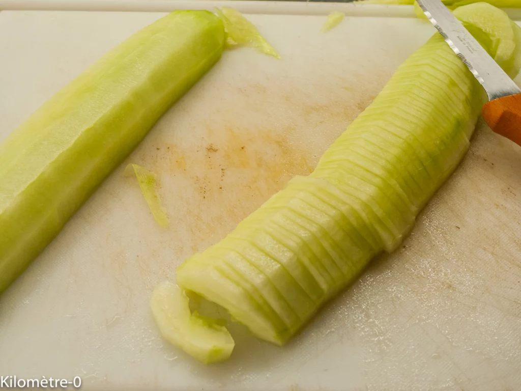Salade verte estivale - Étape 1