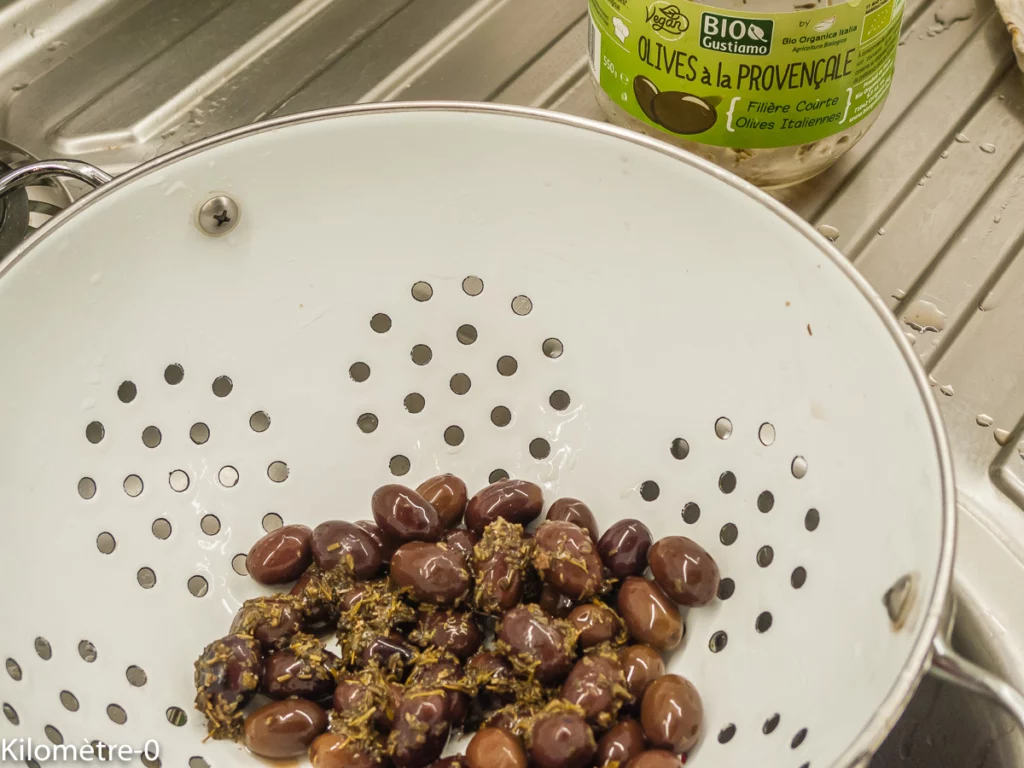 Salade d&rsquo;aubergines aux olives - Étape 4