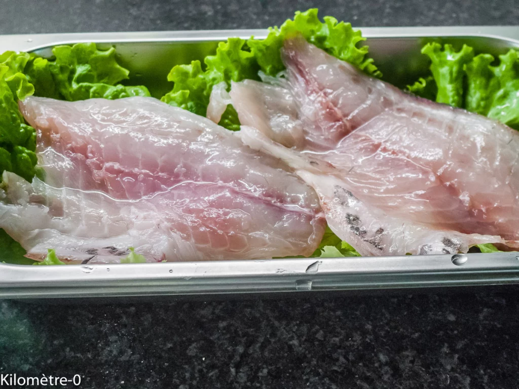 Daurade aux tomates en salade estivale - Étape 1