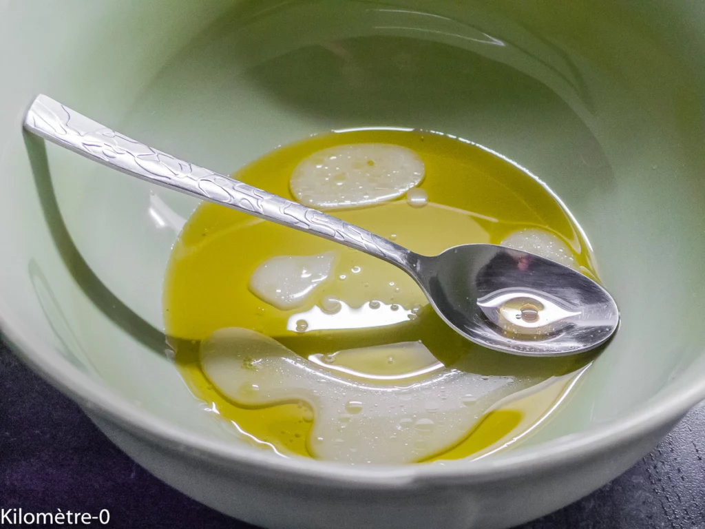 Salade de quinoa, haricots verts et poivrons - Étape 3