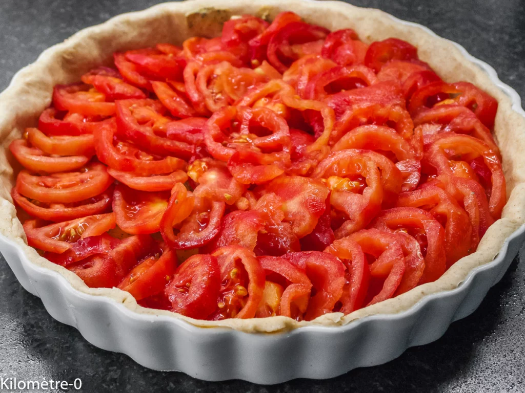 Tarte tomates fêta - Étape 4