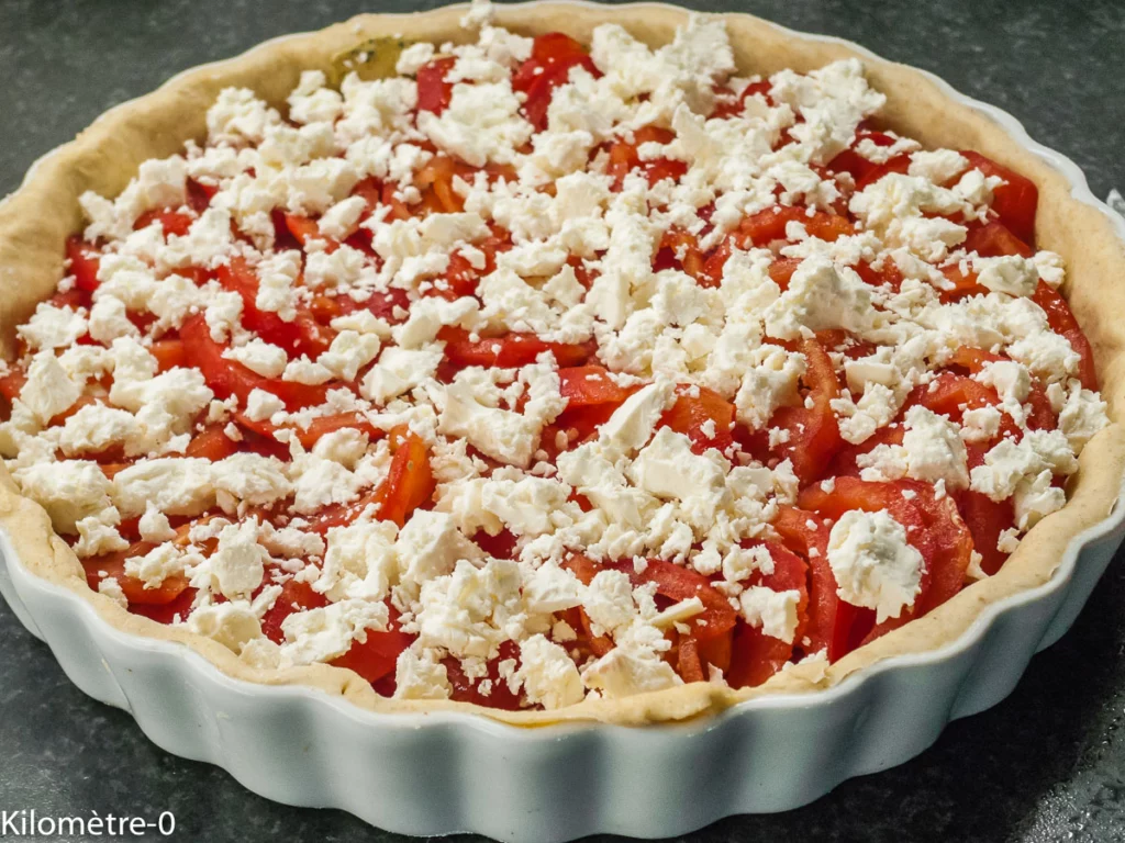 Tarte tomates fêta - Étape 5