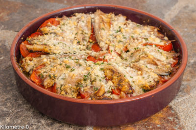 Photo de recette de tian, sardines, tomate, parmesan, heathy, poisson, facile, Kilomètre-0, blog de cuisine réalisée à partir de produits de saison et issus de circuits courts