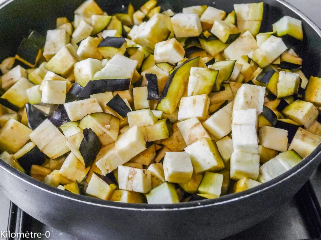 Salade de blé aux pois chiches et légumes - Étape 4