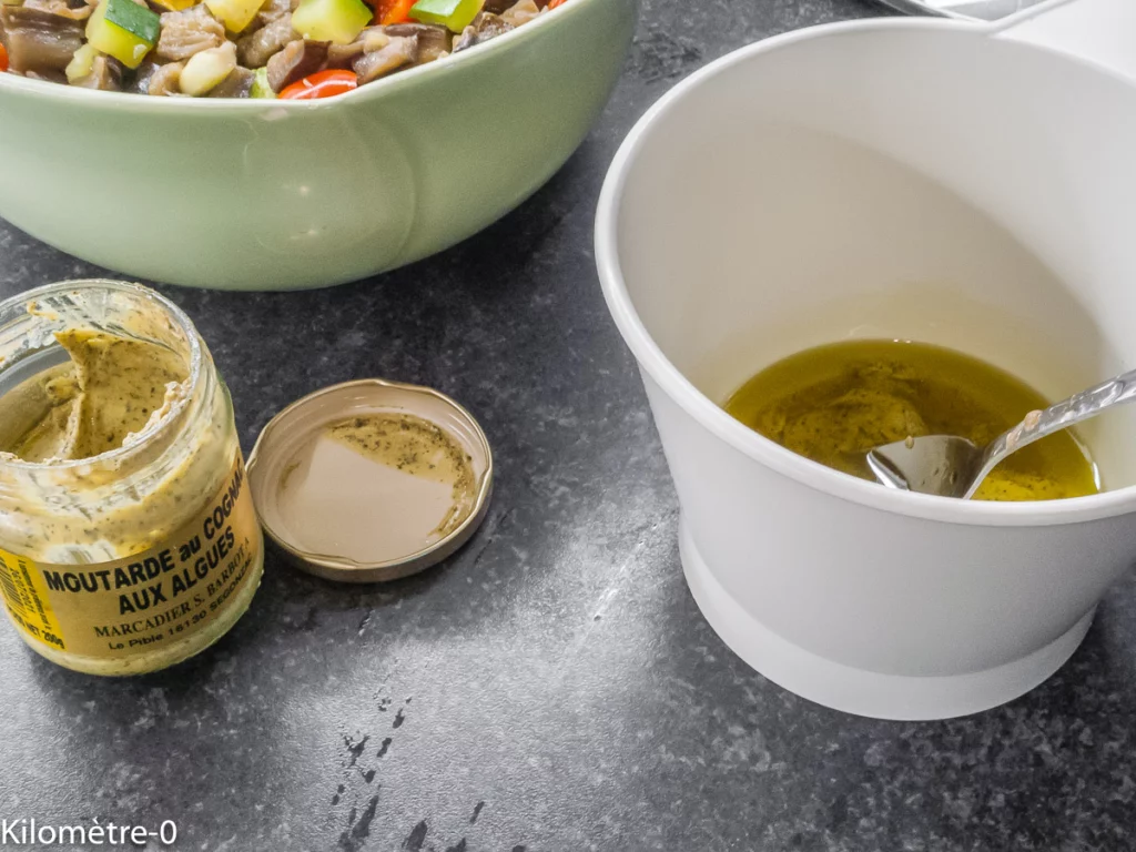 Salade de blé aux pois chiches et légumes - Étape 8