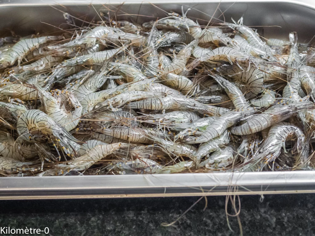 Cuisson des crevettes au four vapeur - Étape 3