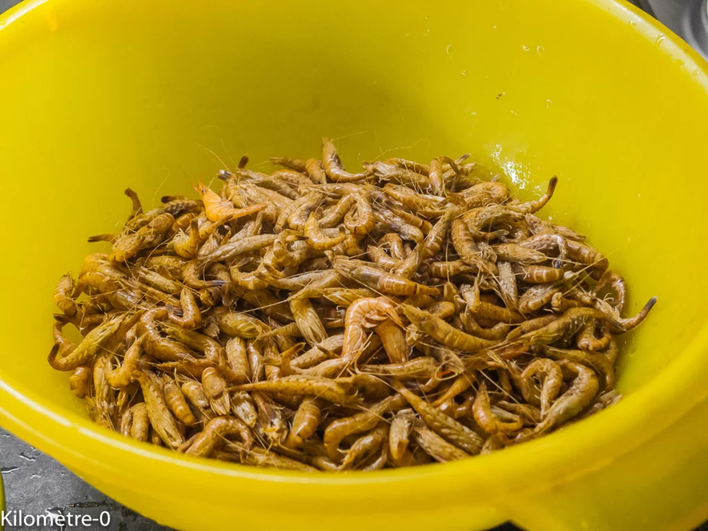 Cuisson des crevettes au four vapeur - Étape 2