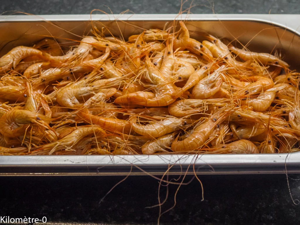 Cuisson des crevettes au four vapeur - Étape 4
