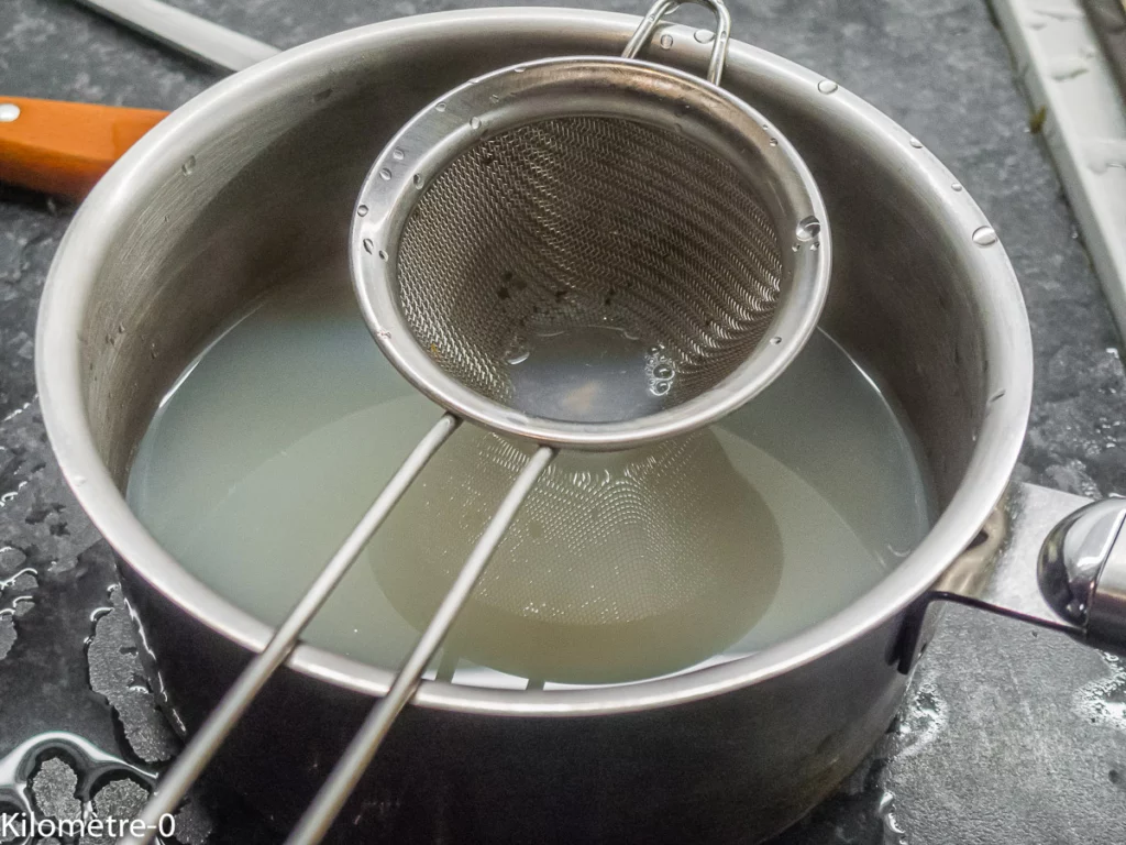 Moules aux haricots verts et chorizo - Étape 4