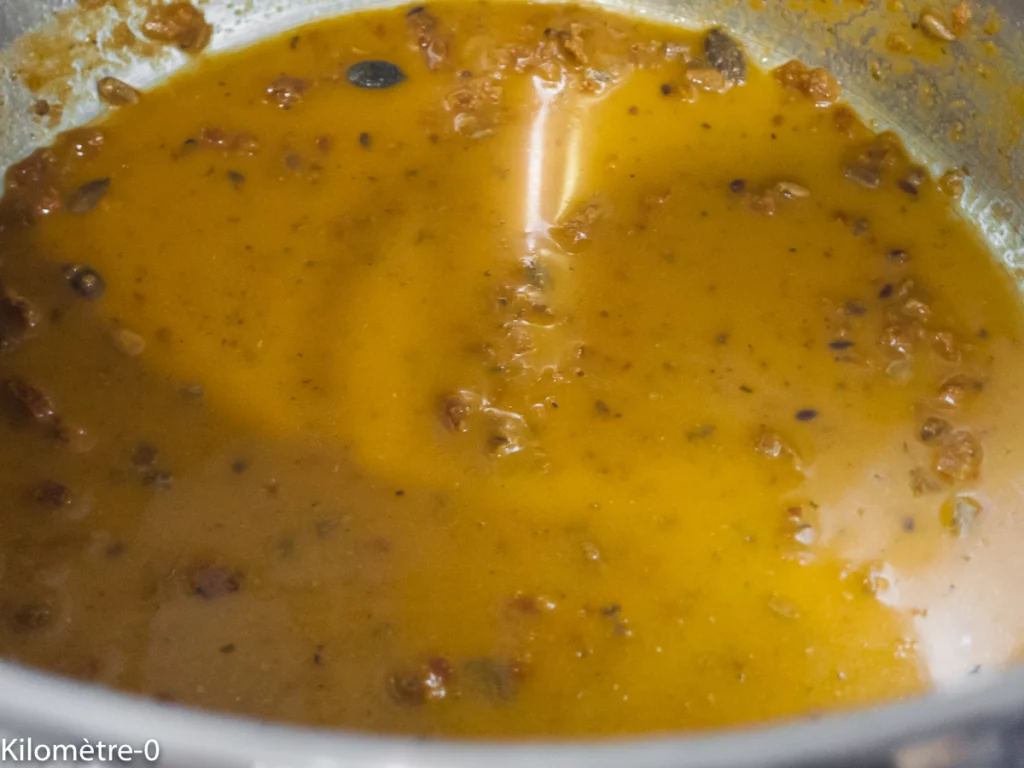 Moules aux haricots verts et chorizo - Étape 7