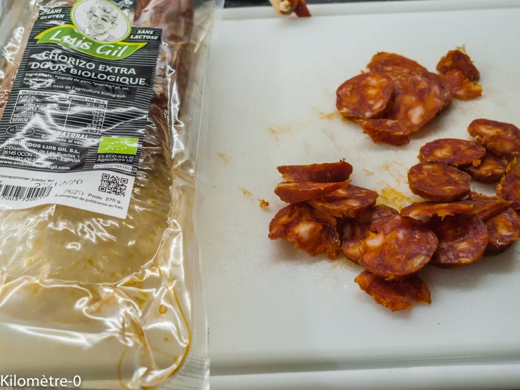 Moules aux haricots verts et chorizo - Étape 5