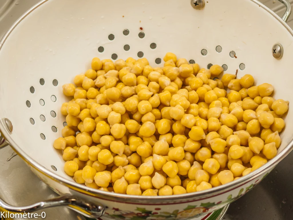 Houmous de poivron - Étape 1