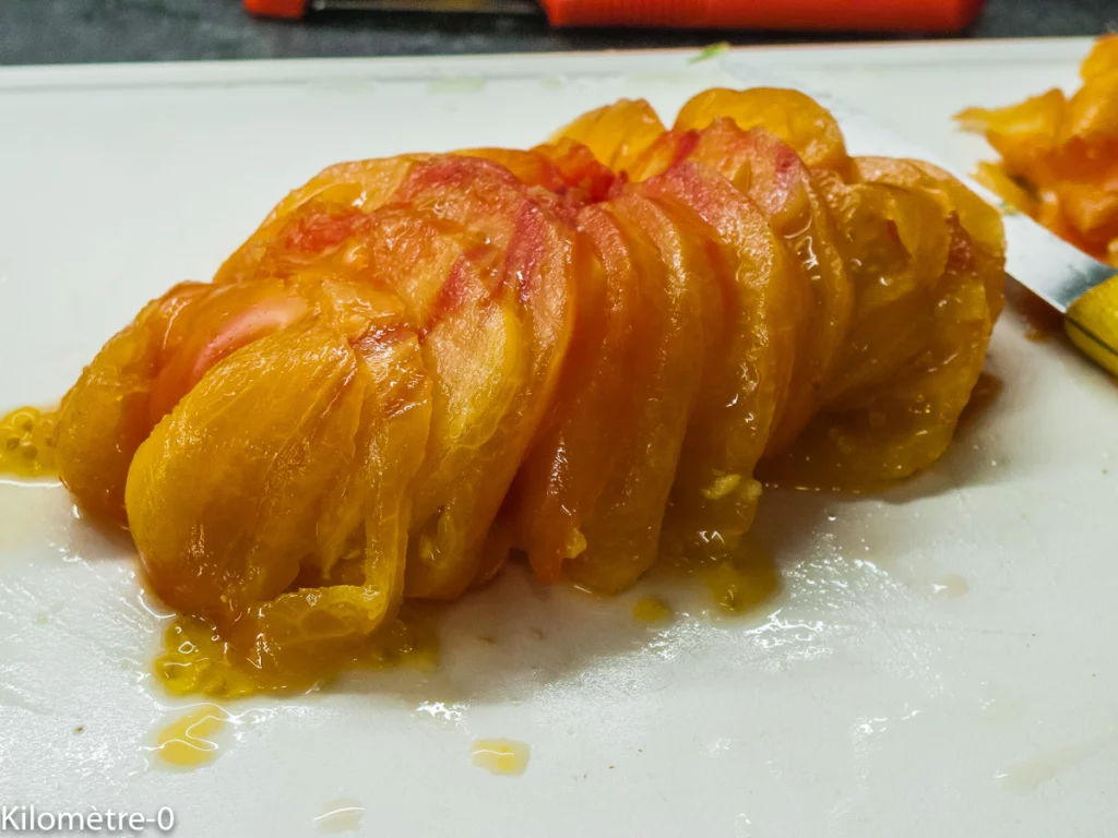 Salade de haricots rouges, sarrasin, tomates et concombre - Étape 5