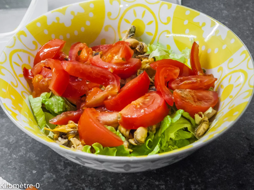 Salade de moules au chorizo - Étape 7