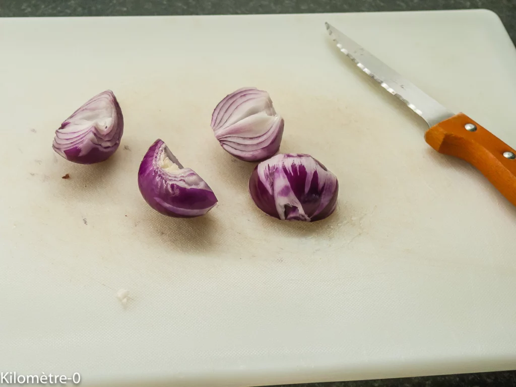 Aubergines farcies aux noix et à la fêta - Étape 2