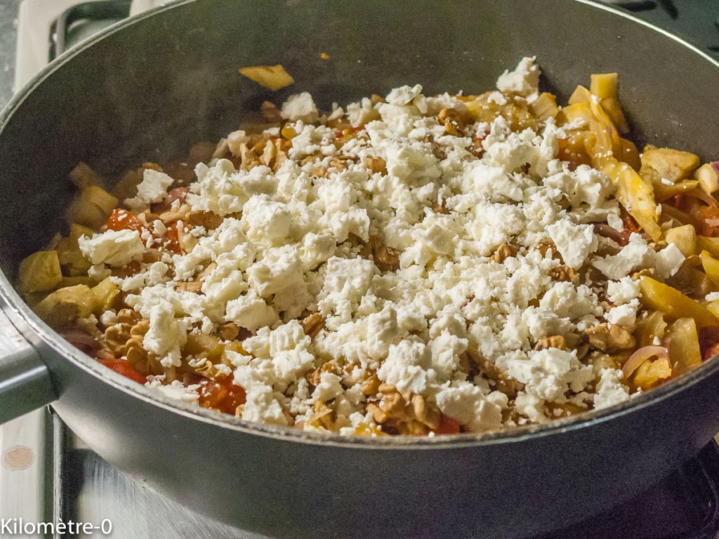 Aubergines farcies aux noix et à la fêta - Étape 8