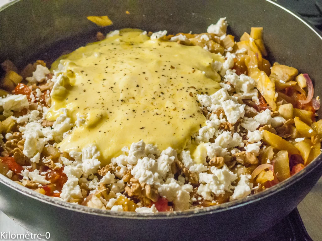 Aubergines farcies aux noix et à la fêta - Étape 10